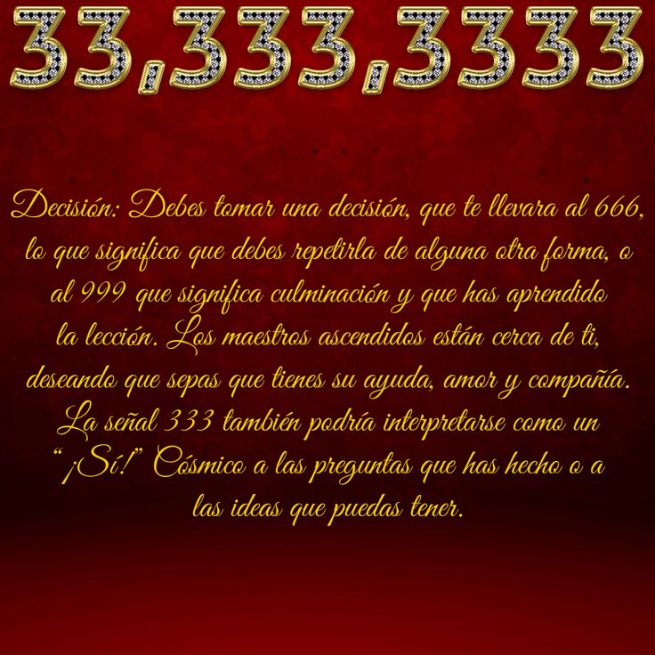 El significado espiritual del número 33333 en nuestra vida